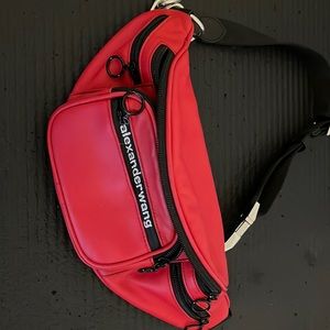 Alexander wang waist bag in red